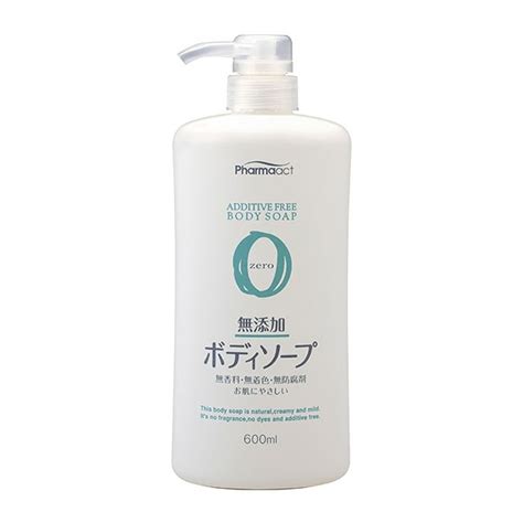 日本熊野油脂 Kumano Pharmaact 無添加沐浴乳 600ml｜媽咪愛