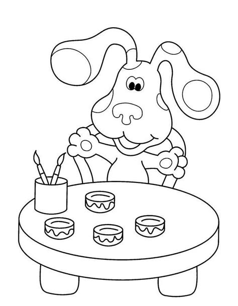 Blue S Clues Printables Coloring Page