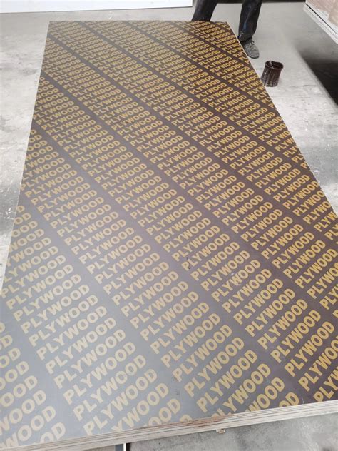 Concrete Construction Form Poplar Formwork Film Face Plywood Shuttering