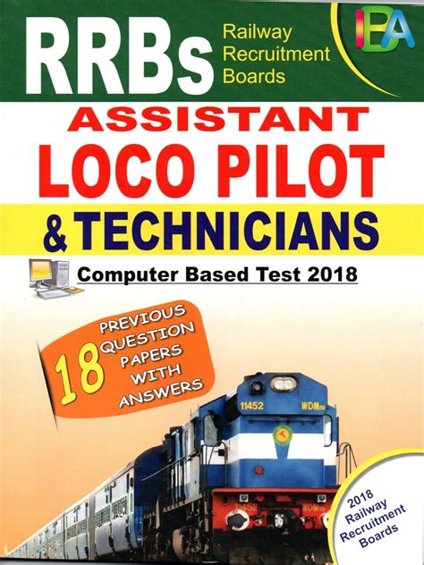 Buy Rrb Assistant Loco Pilot And Technicians 18 Previous Question