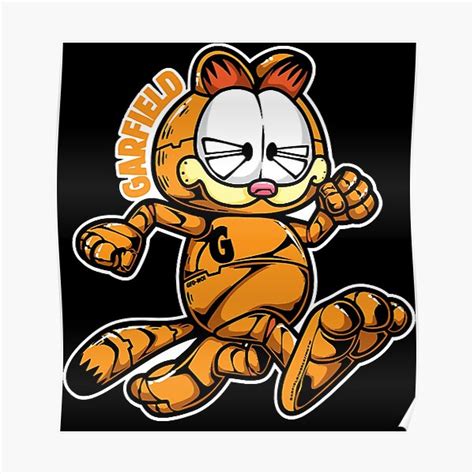 "Garfield walking" Poster for Sale by CaseyCarmel | Redbubble