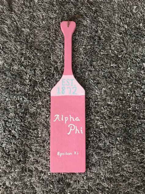 Alpha Phi Paddle Alpha Phi Alpha Phi Paddles Phi