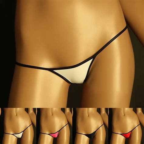 HIGH CUT LOW Rise Tanga G String Bikini Höschen Damen Sexy Dessous