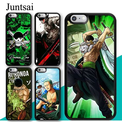 Juntsai One Piece Roronoa Zoro For Iphone 6 6s Plus Case Soft Tpu Back