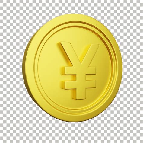 Premium Psd Yen Gold Coin