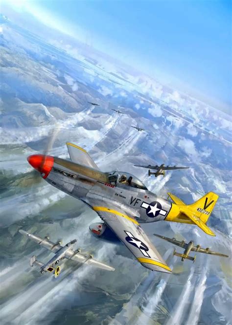 Pin By Bubbatbass On Aviation Art Wwii Plane Art P Mustang