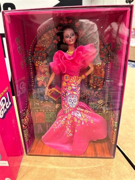 Mattel 2023 Dia De Muertos Barbie Doll New Toy Ltd Ed Paper Doll