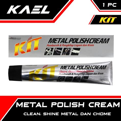 Jual Kit Metal Polish Cream Clean Shine Metal Chrome Krim Pembersih