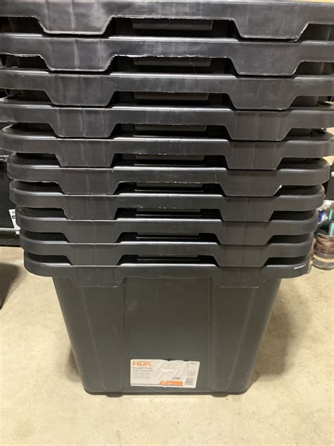 10 Hdx Tough Tote Storage Bins For Sale In Federal Way Wa Offerup