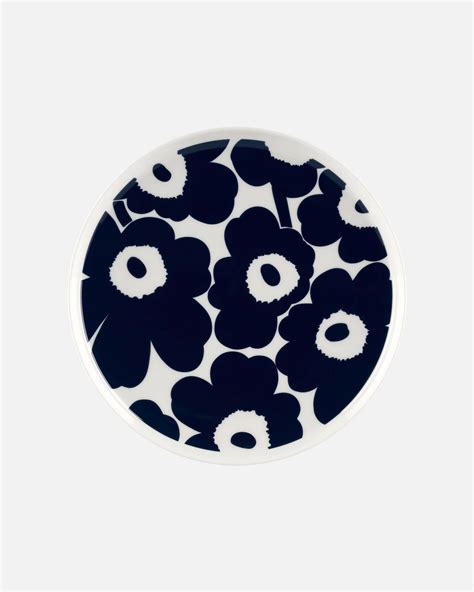 Marimekko Lautanen Unikko 25 cm Sininen Lautaset leipälautaset