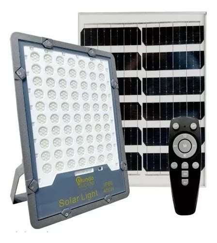 Reflector Solar W Luz Blanca Para Exterior Meses Sin Inter S