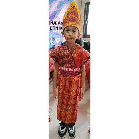 Jual Baju Adat Batak Anak Laki Laki Ulos Batak Toba Ragihotang Shopee