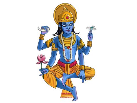 Lord Vishnu PNG Transparent Image