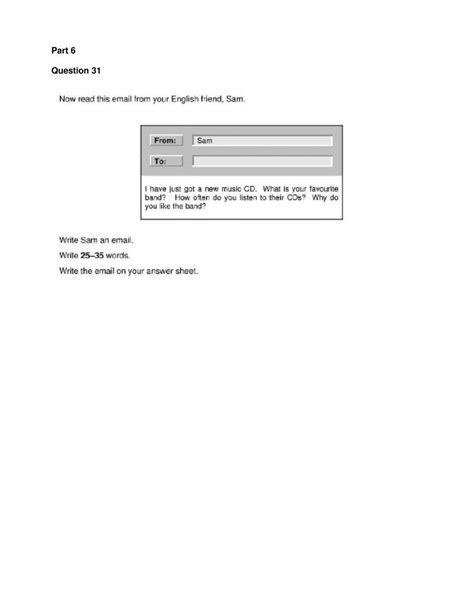 Ket Writing Task Worksheet Live Worksheets