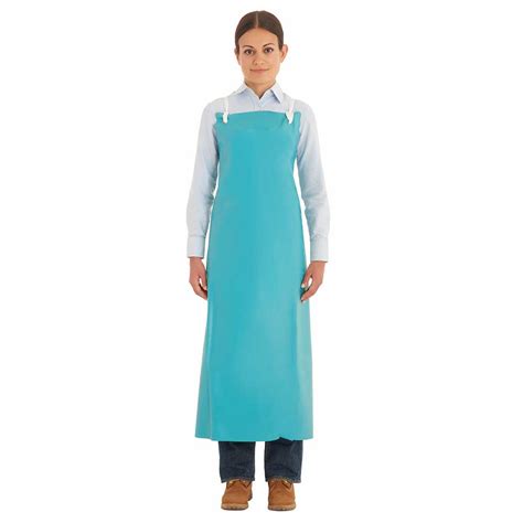 Ansell® 56 100 105200 Sz 44 Alphatec® Chemical Resistant Pvc Apron