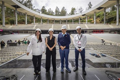 Mario Kreutzberger visita escenario de la Quinta Vergara a un día la