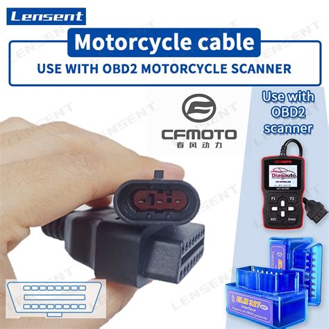 Lensent Cf Vespa Pin To Pin Obd Diagnostic Cable Extension