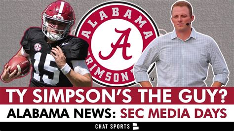 Alabama Football Rumors News Ty Simpson Starting Paul Finebaum On