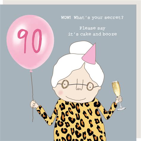 Rosie Made A Thing What S Your Secret Female 90th Birthday Card Cards