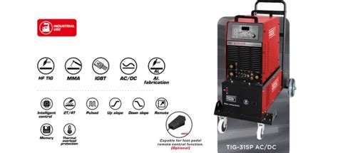 Digital TIG ACDC 315P AC DC 315 Tig Stick Welder With Pulse Memory