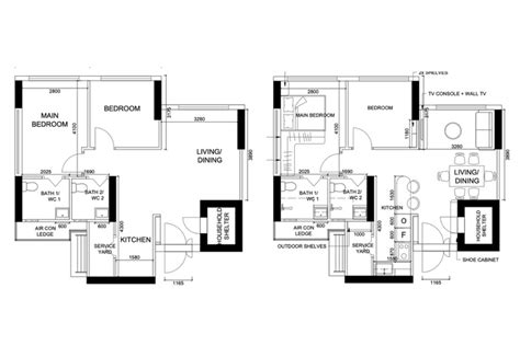 2-, 3-, 4- and 5-Room BTO Layout Ideas for Singles, DINKs and Families ...