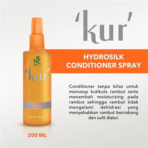 Jual KUR Hydrosilk Conditioner Spray Conditioner Tanpa Bilas Untuk