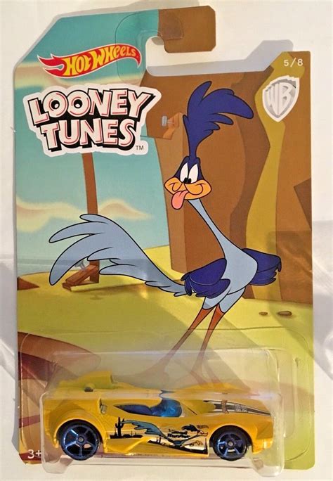 Hot Wheels Looney Tunes Complete Set Of 8 Road Runner Bugs Bunny Etc