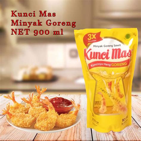 Jual Kunci Mas Minyak Goreng Minyak Goreng Pouch 900 Ml Shopee