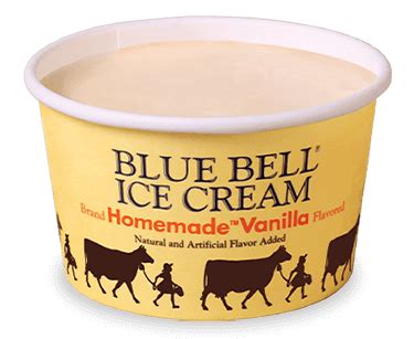 Homemade Vanilla Ice Cream Cups Blue Bell