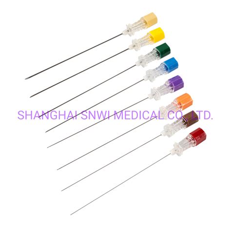 Medical Disposable Spinal Needle For Lumbar Puncture Quincke Point