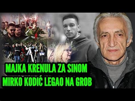 MAJKA KRENULA ZA SINOM U GROB MIRKO LEGAO PREKO GROBA NA SAHRANI