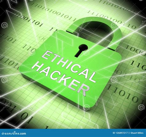 Ethical Hacker Tracking Server Vulnerability 3d Rendering Stock