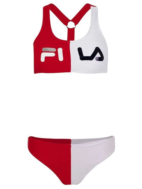 Fila Set Bikini Red White Ss Spw Skroutz Gr