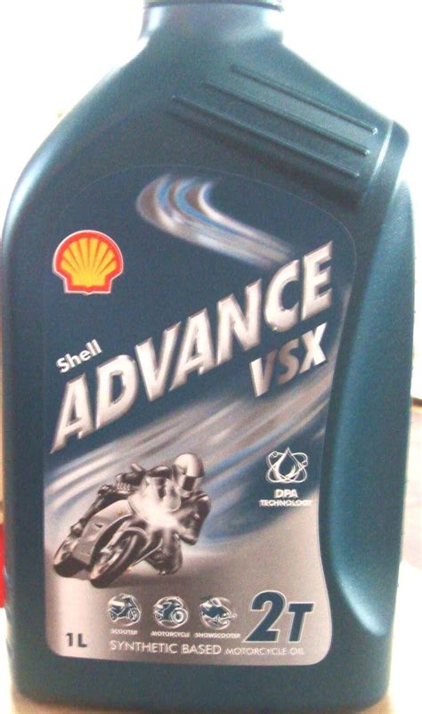 Shell Advance Vsx T Litro Semisintetico Lubrificante Per Moto