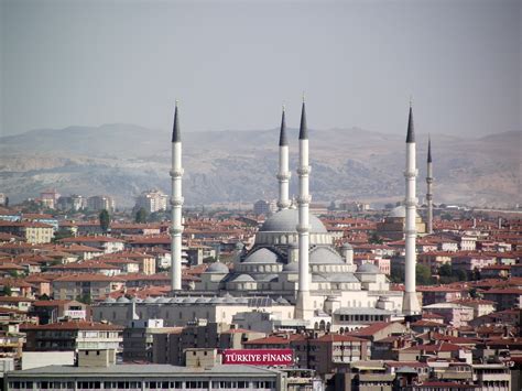 Cathedral and architecture in cityscape in Ankara, Turkey image - Free
