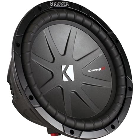 Best Buy KICKER CompR 10 Dual Voice Coil 4 Ohms Subwoofer Black 40CWR104