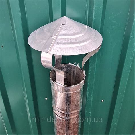 Колпак на дымоход трубы оцинкованный 100 мм (ID#1722268217), цена: 150 ...