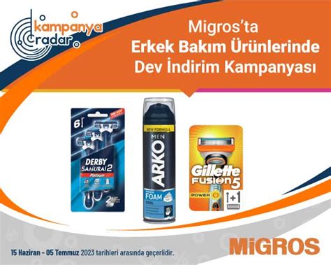 Migros Ta Erkek Bak M R Nlerinde Dev Indirim Kampanyas Kampanya Radar