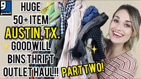 Huge 50 Item Austin Tx Goodwill Thrift Outlet Bins Haul To Resell For A Profit On