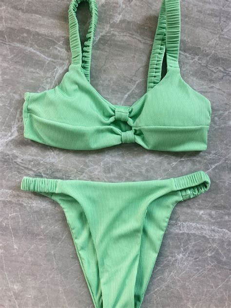 Nikama Set Bikini Brazil Light Green Wsw Lg