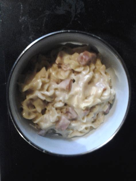 Easy Ham and Noodles