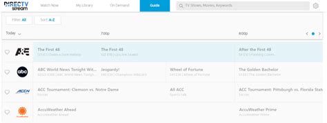 DirecTV ABC Channel List (2024)