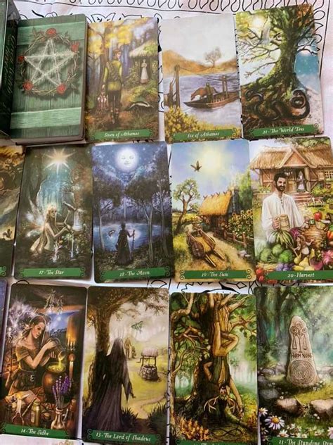 Tarot De Las Brujas Verdes De Ann Moura Barajas Cartas Mazo Cuotas