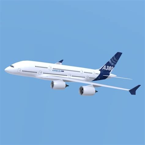 A380 Free 3D Model - .obj .max .mb - Free3D