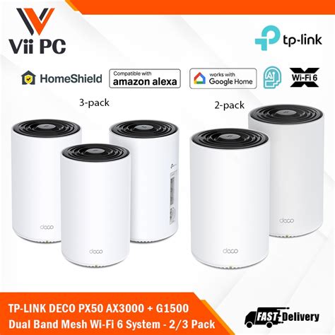 Tp Link Deco Px Ax G Whole Home Powerline Mesh Wifi