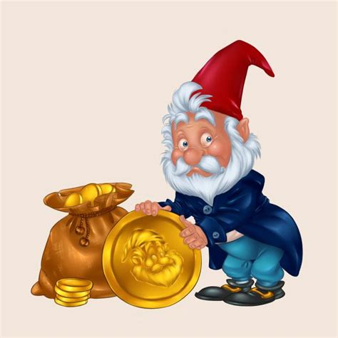 Гном и деньги | Сказки, Картинки, Декупаж