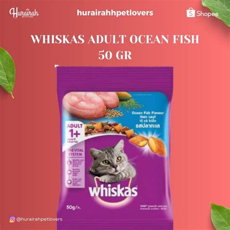 Jual Whiskas Adult Ocean Fish Gr Shopee Indonesia