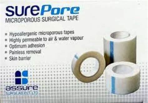 Paper Color White Microporous Surgical Tape Tape Size Cm M At