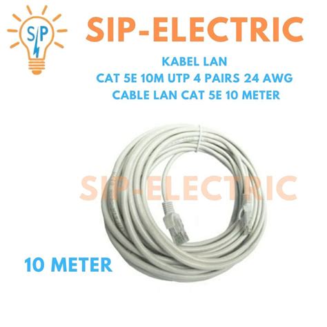 Jual Kabel Lan Cat E M Utp Pairs Awg Cable Lan Cat E