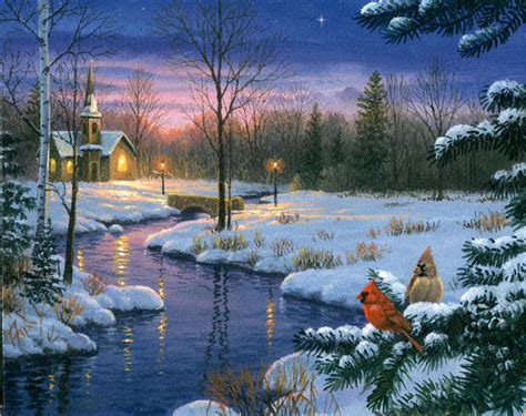 Christmas Painting Images at PaintingValley.com | Explore collection of ...